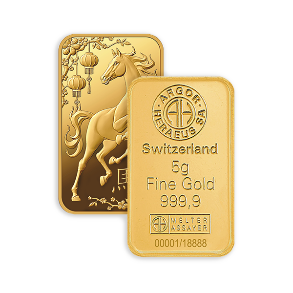 5 grams ‘Year of the Horse 2026’ Gold Bar