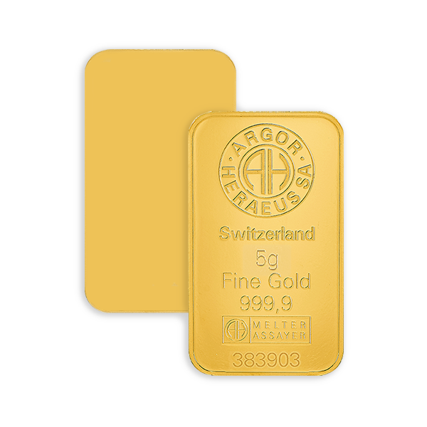 5 grams Gold Bar