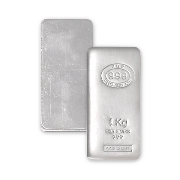 1 kilogram cast Silver Bar