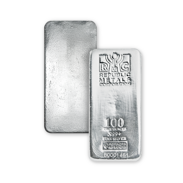 100 ounces Silver Bar