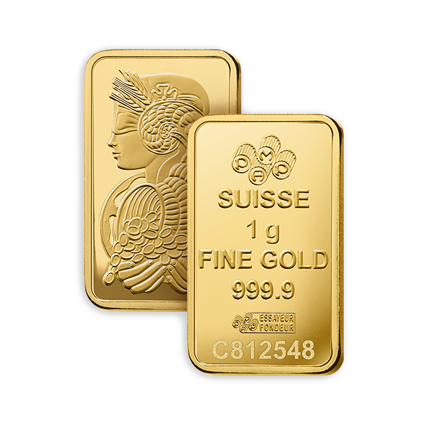 1 gram Lady Fortuna Gold Bar