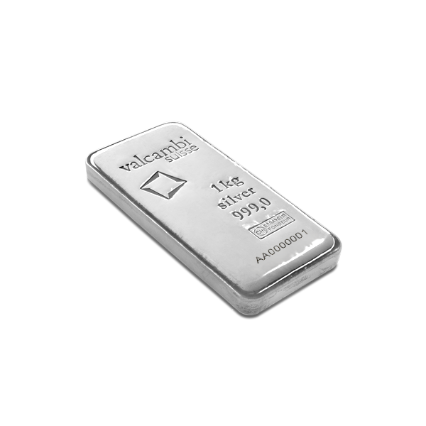 1 kilogram cast Silver Bar